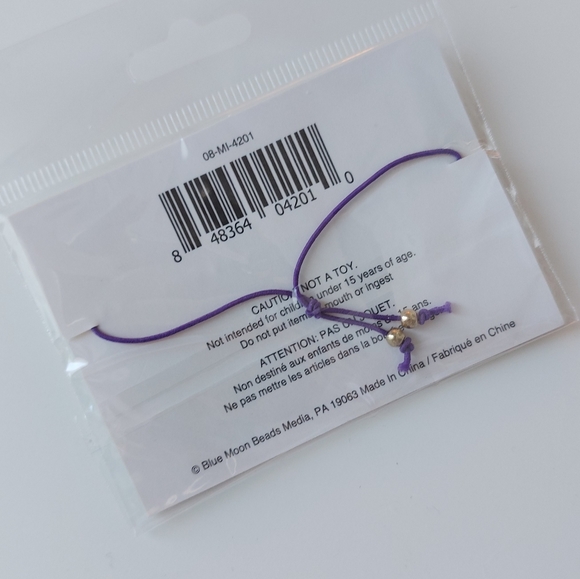 NWT | 2 pack BLUE MOON BEADS MORSE CODE BRACELETS - Picture 3 of 4